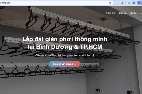 Giới thiệu website lắp đặt giàn phơi chính hãng tại Bình Dương & TP HCM (gianphoichinhhang.com)